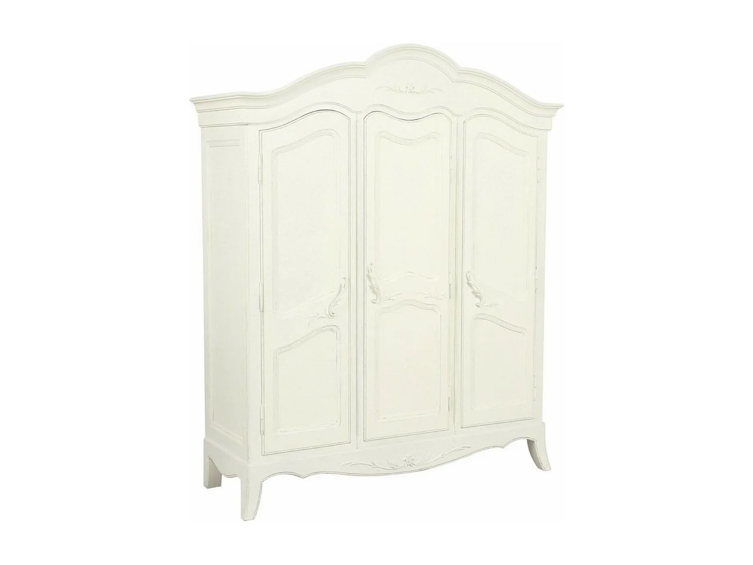 Armoire 3 portes MDF Blanc - Lubéron Interior's