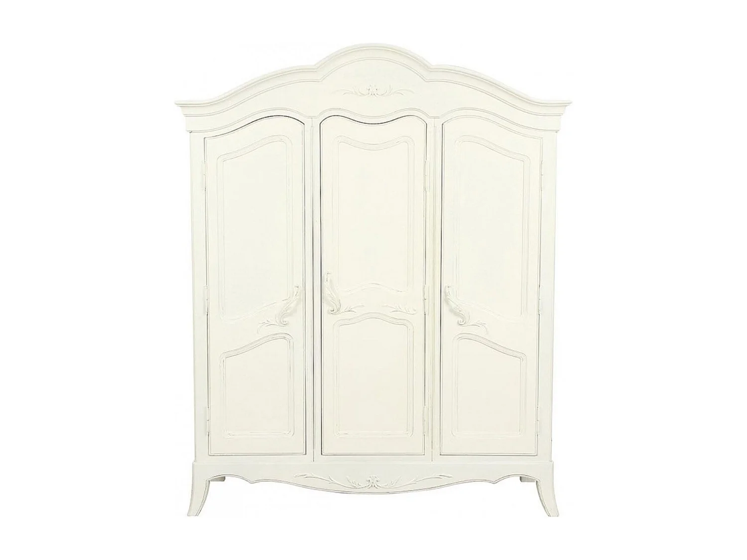 Armoire 3 portes MDF Blanc - Lubéron Interior's