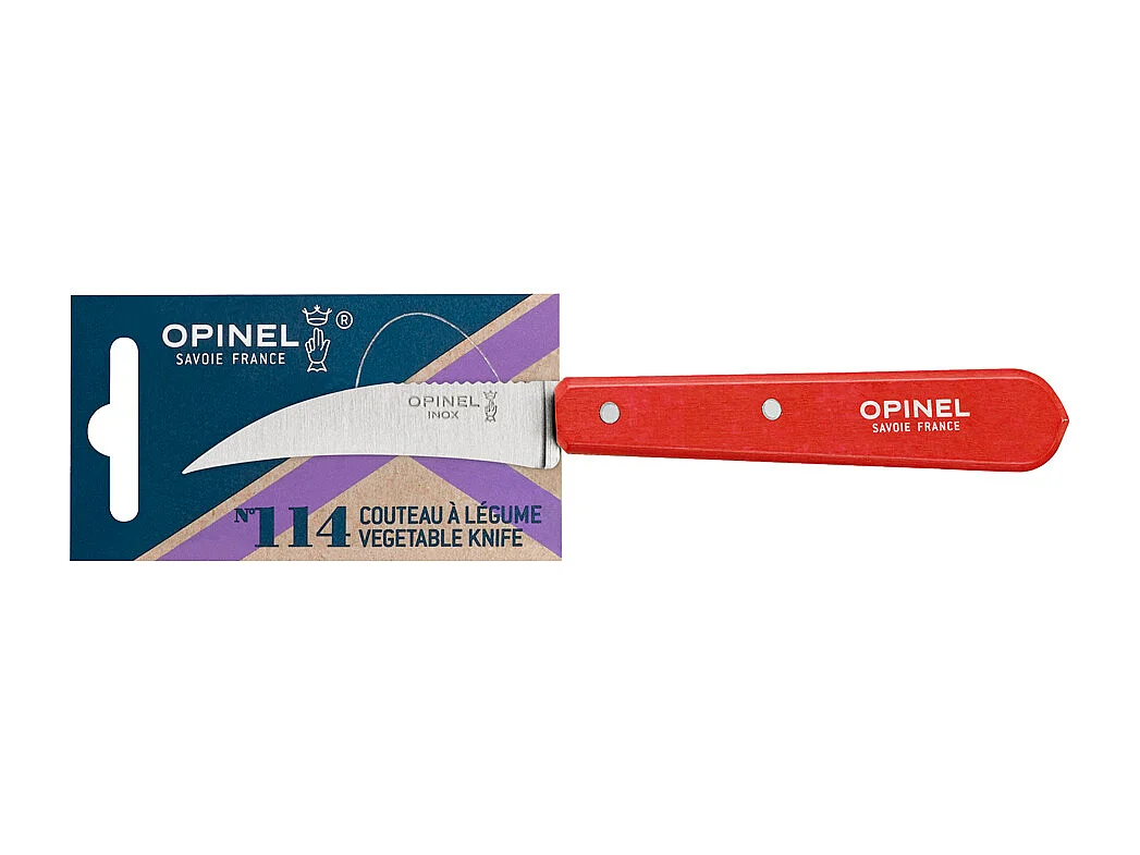 Couteau à légumes N°114 Rouge Paysage