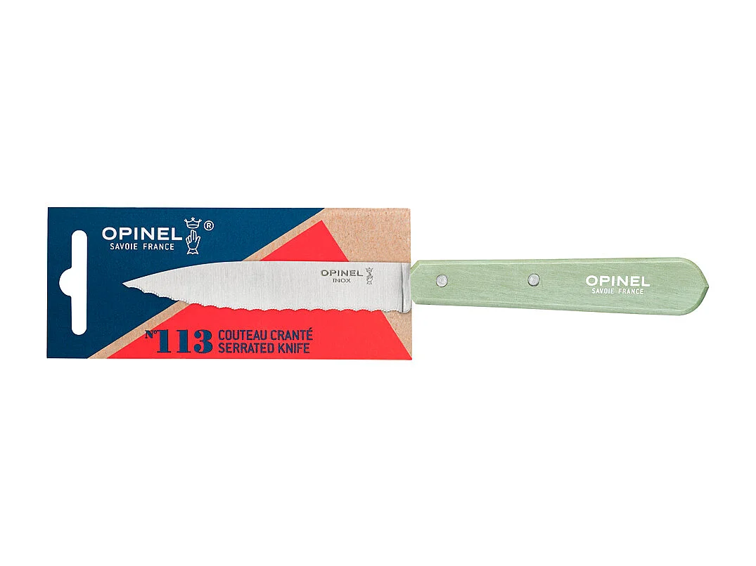 Couteau cranté N°113 Sauge Paysage