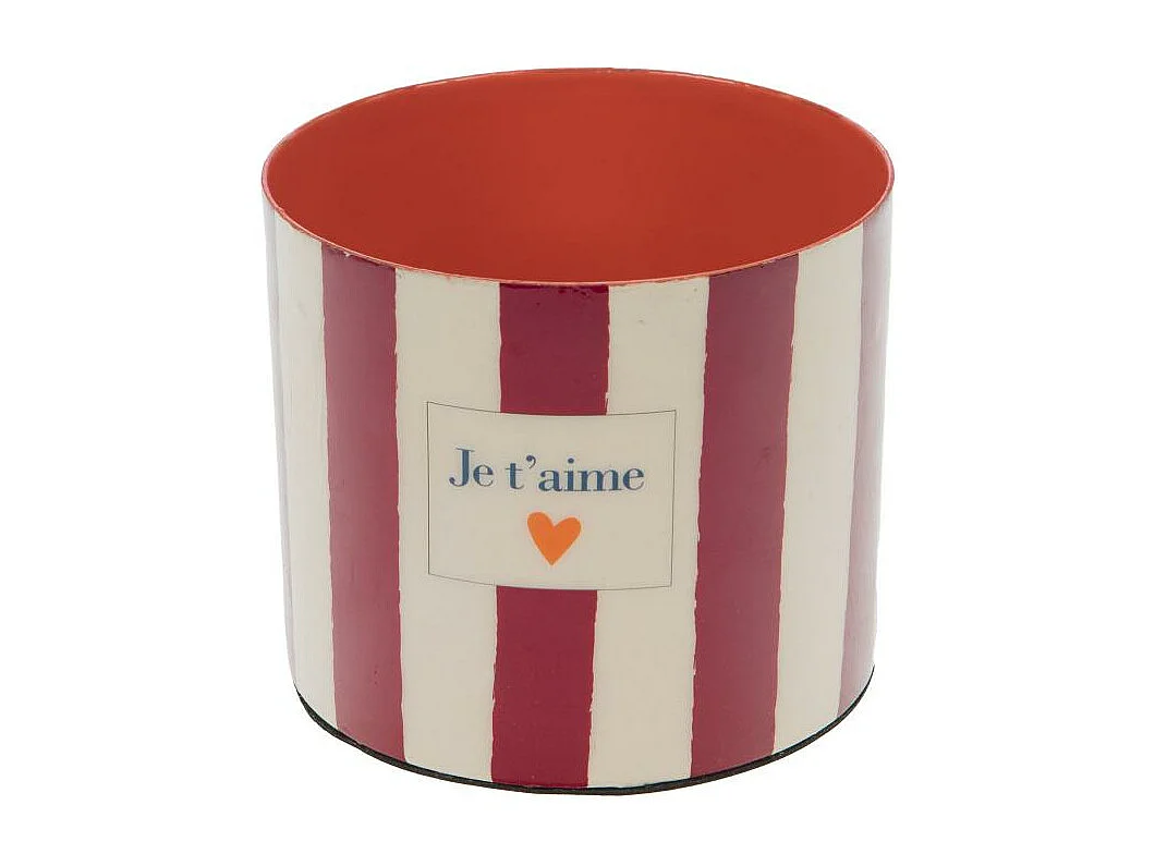 Set de 2 cache-pots Je t'aime
