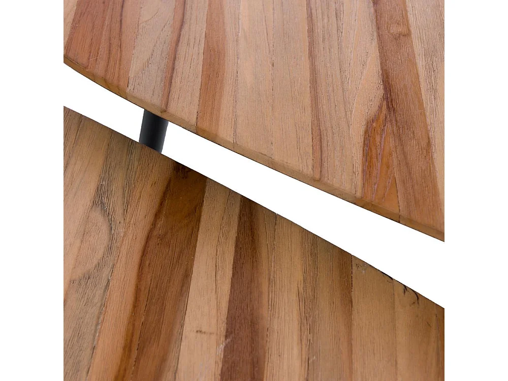 Set de 2 tables basses Teck Bella