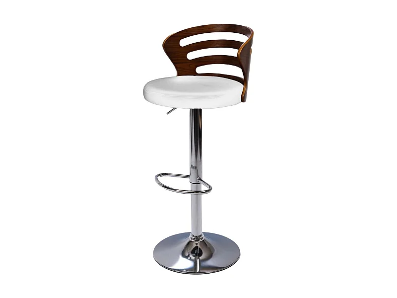 Tabouret de bar Emilio blanc