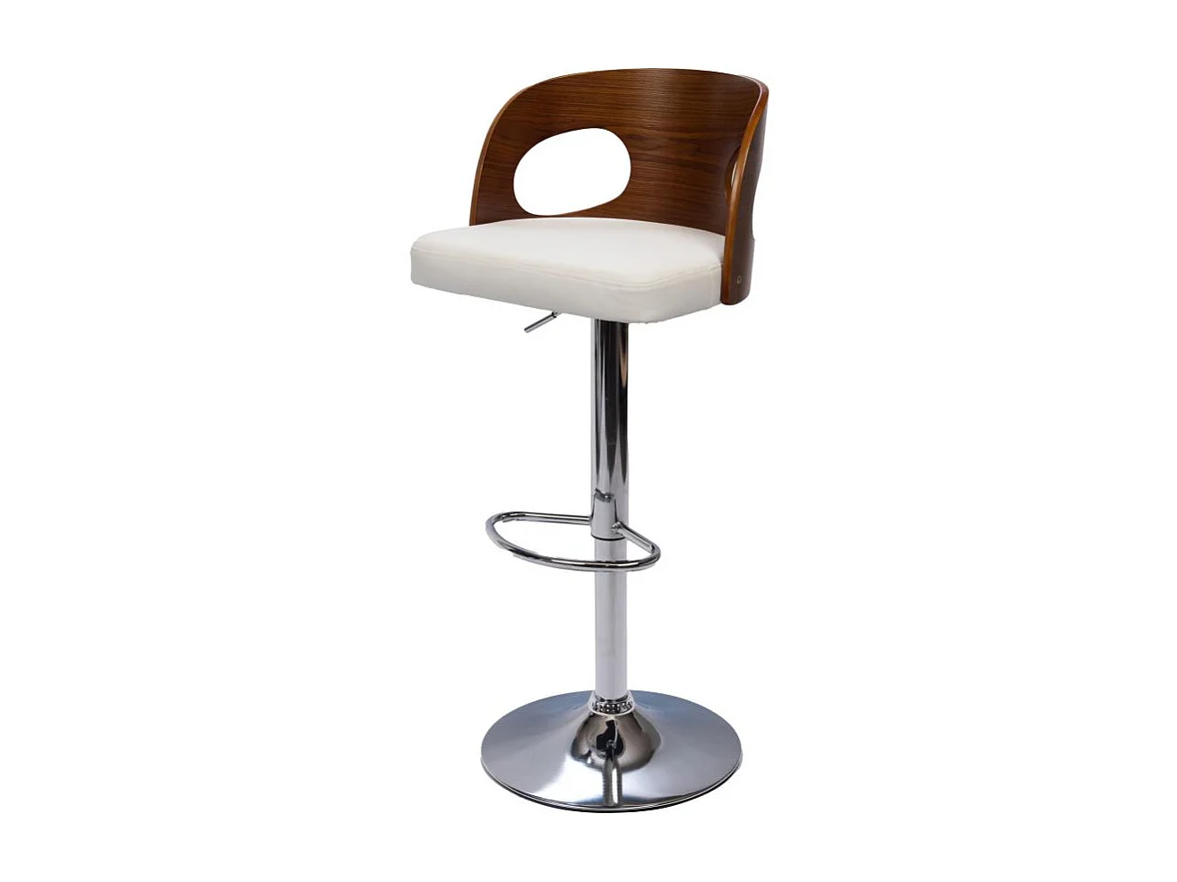 Tabouret de bar Emilie blanc