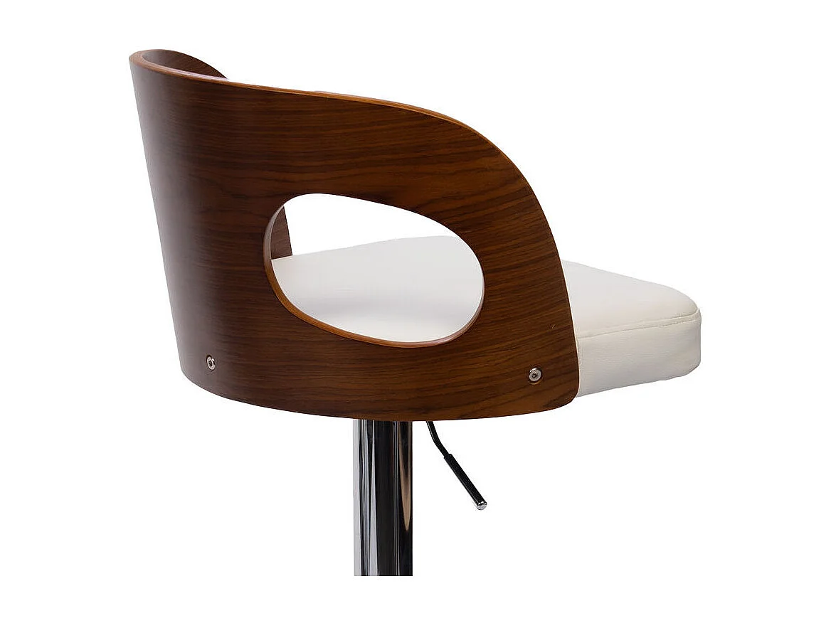 Tabouret de bar Emilie blanc