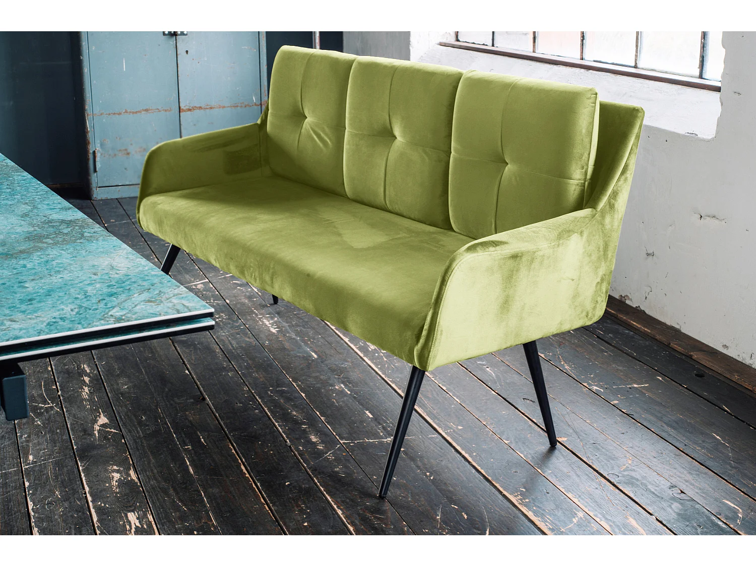 Banc - Vert Velours - PIRI