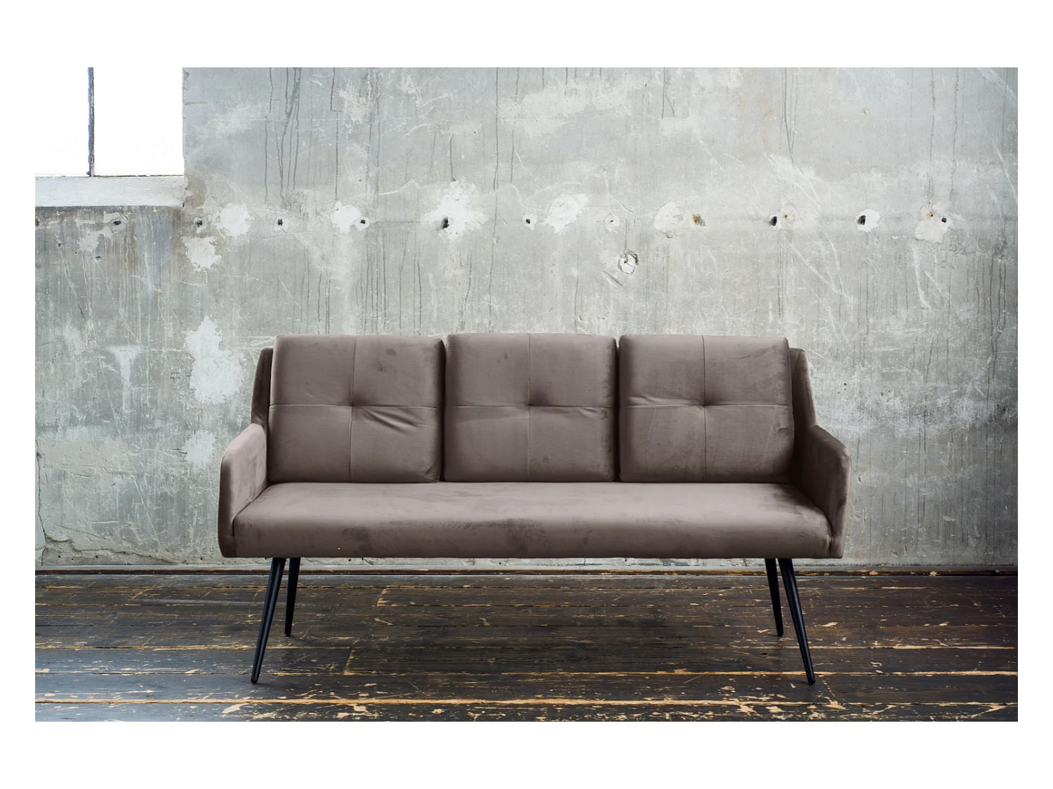 Esszimmerbank - Taupe Velvet - PIRI