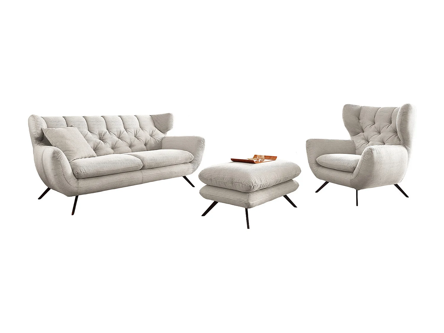 conjunto - blanco crema  - CHARME