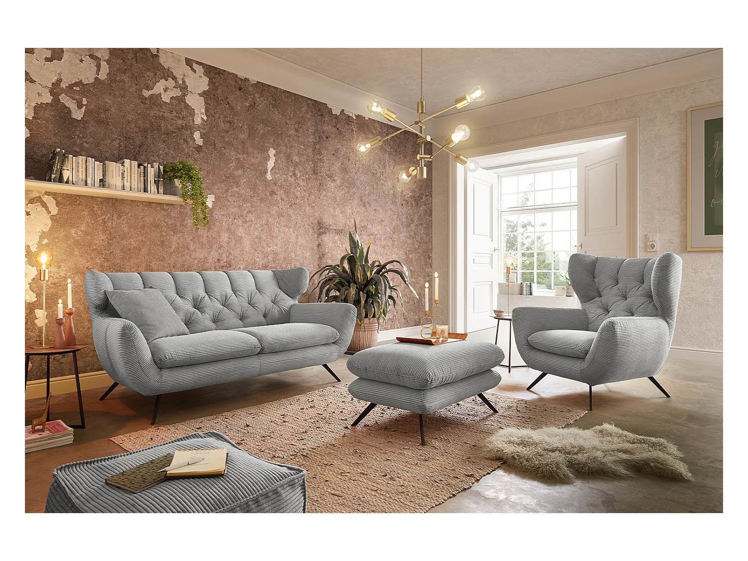 Ensemble - gris clair  - CHARME
