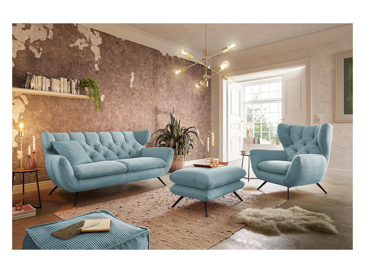 Ensemble - bleu clair  - CHARME