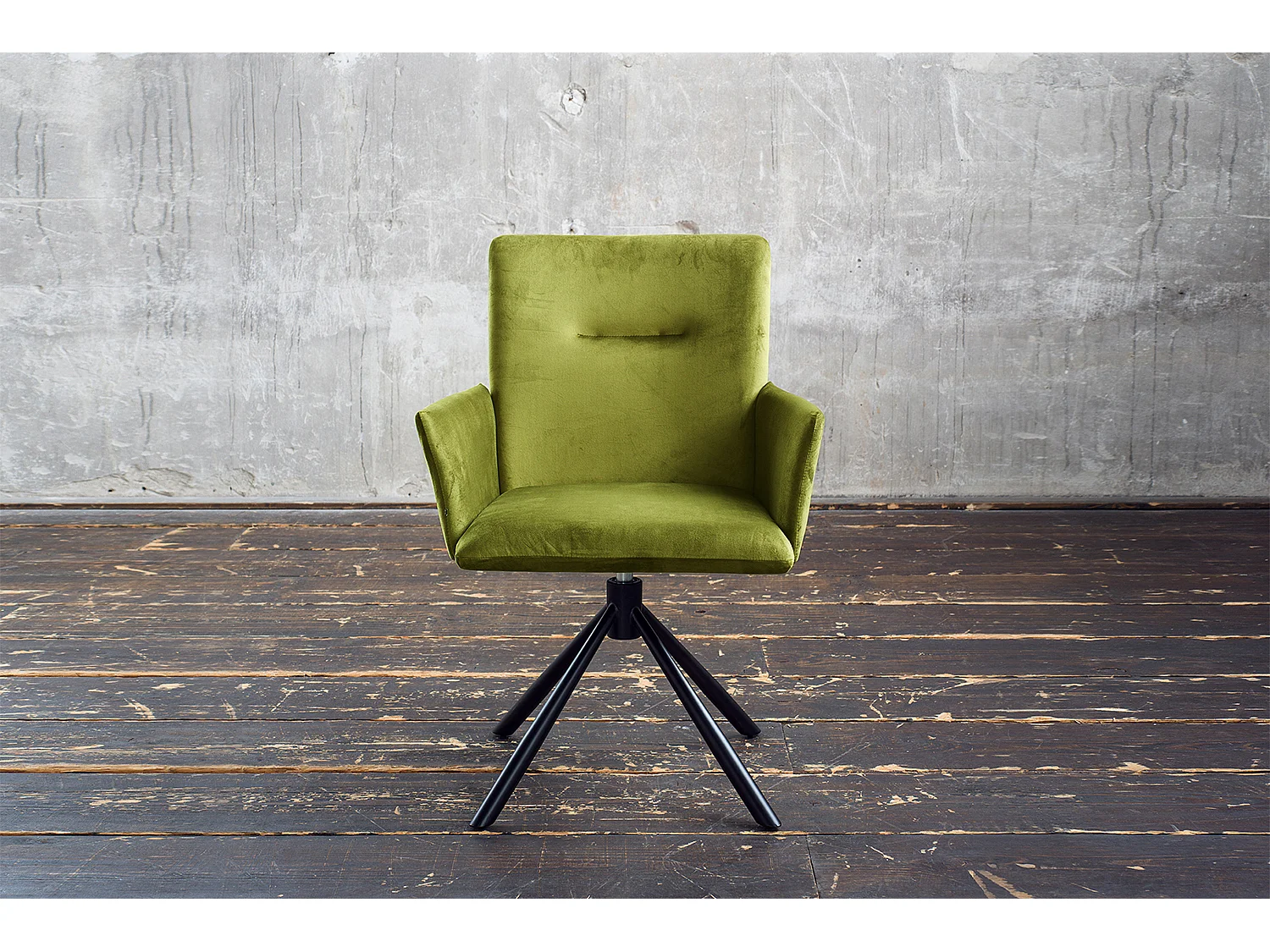 Esszimmerstuhl - Grün Velvet - KYRA