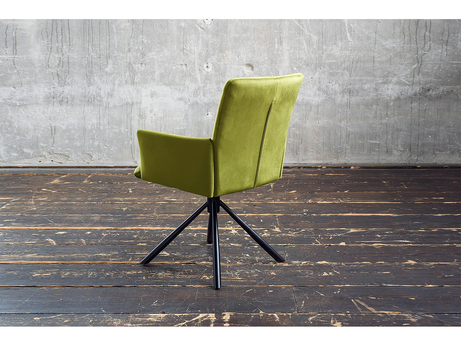 Esszimmerstuhl - Grün Velvet - KYRA