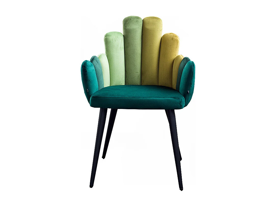 Sedia - verde velluto - FREJA