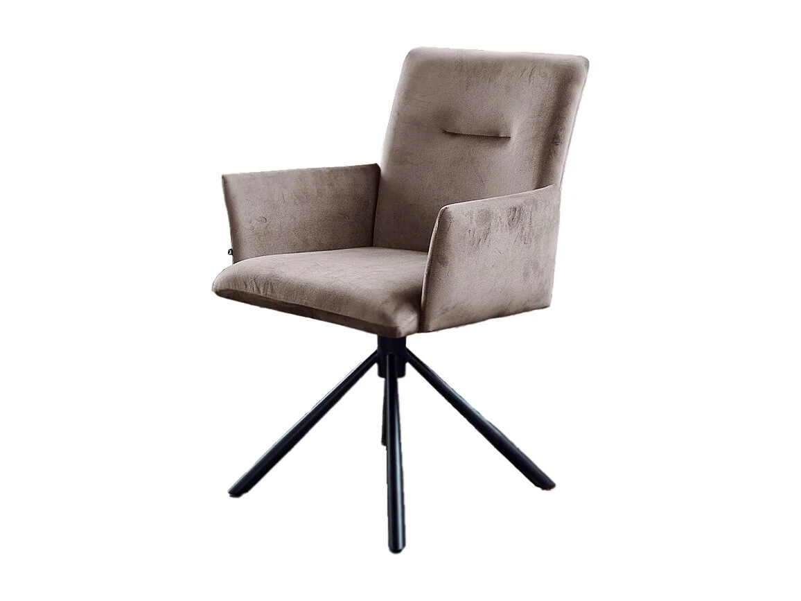 Polsterstuhl - Taupe Velvet - KYRA