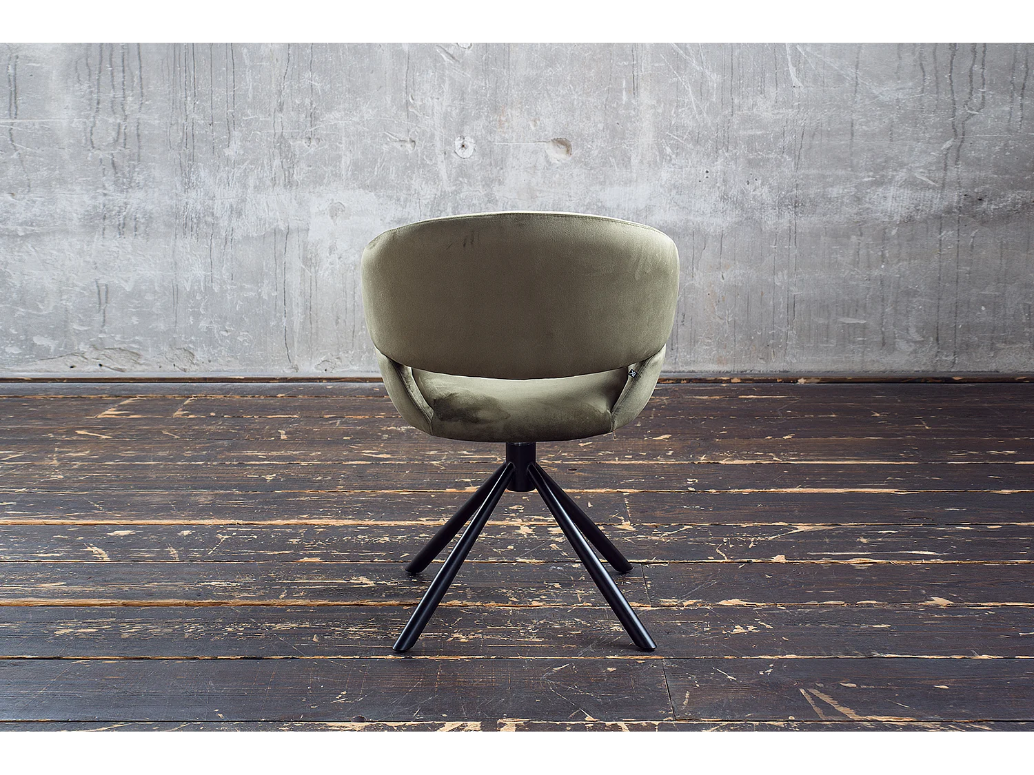 Esszimmerstuhl - Dunkelgrün Velvet - LARA