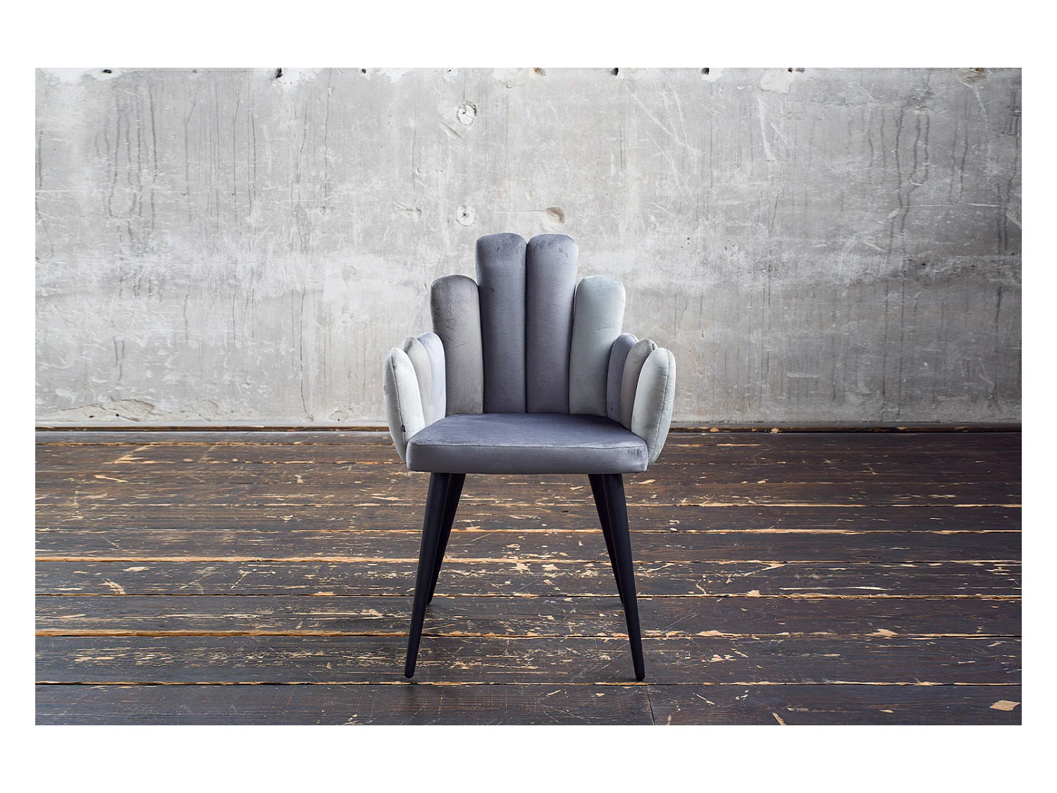 Chaise - Gris Velours - FREJA