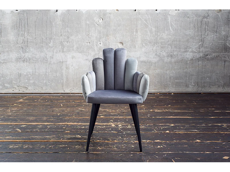 Esszimmerstuhl - Grau Velvet - FREJA