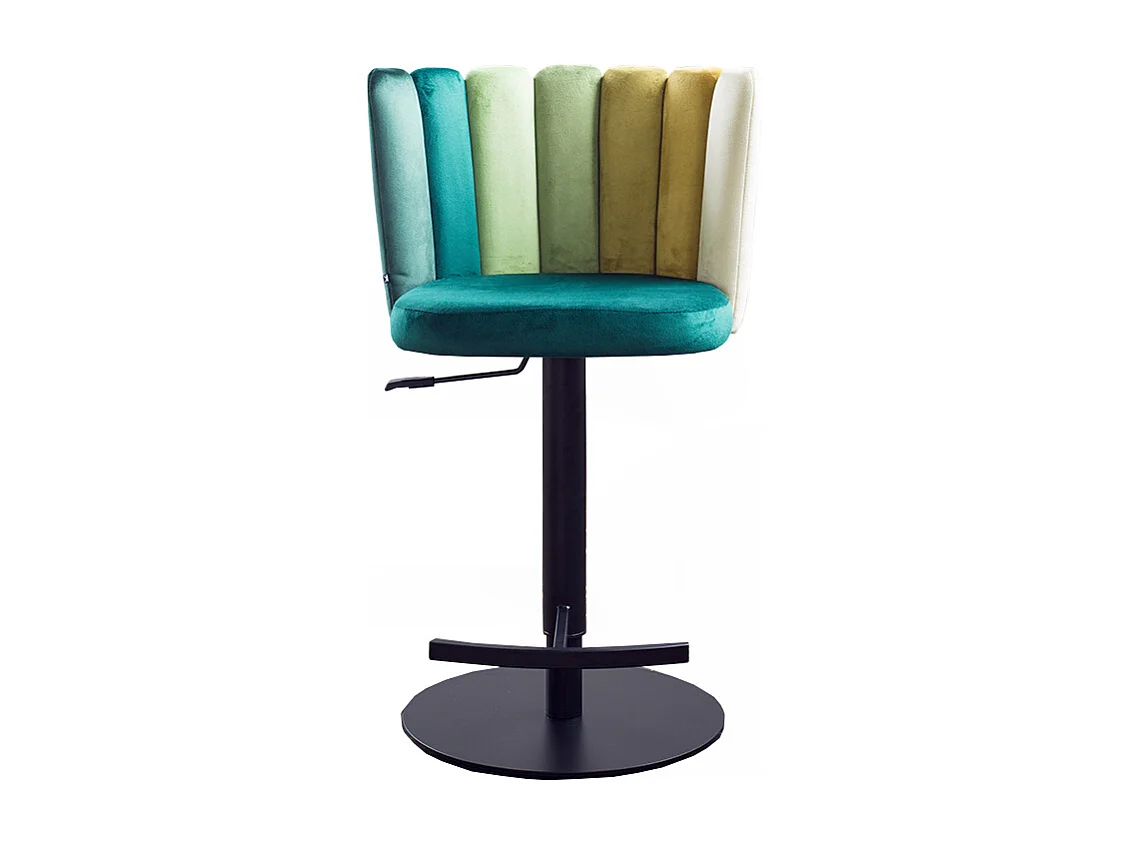 Chaise de bar - Vert Velours - JADA