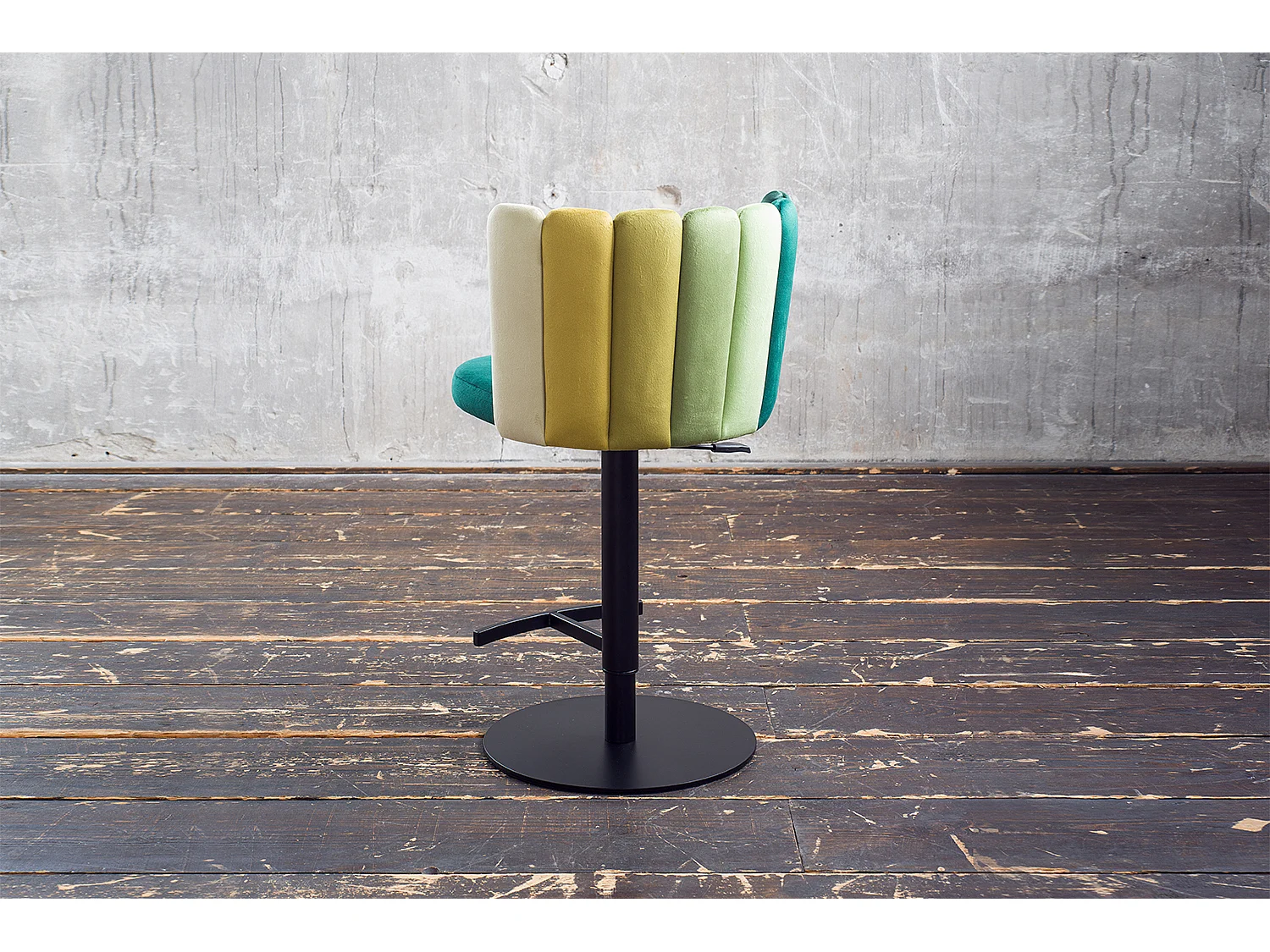 Chaise de bar - Vert Velours - JADA