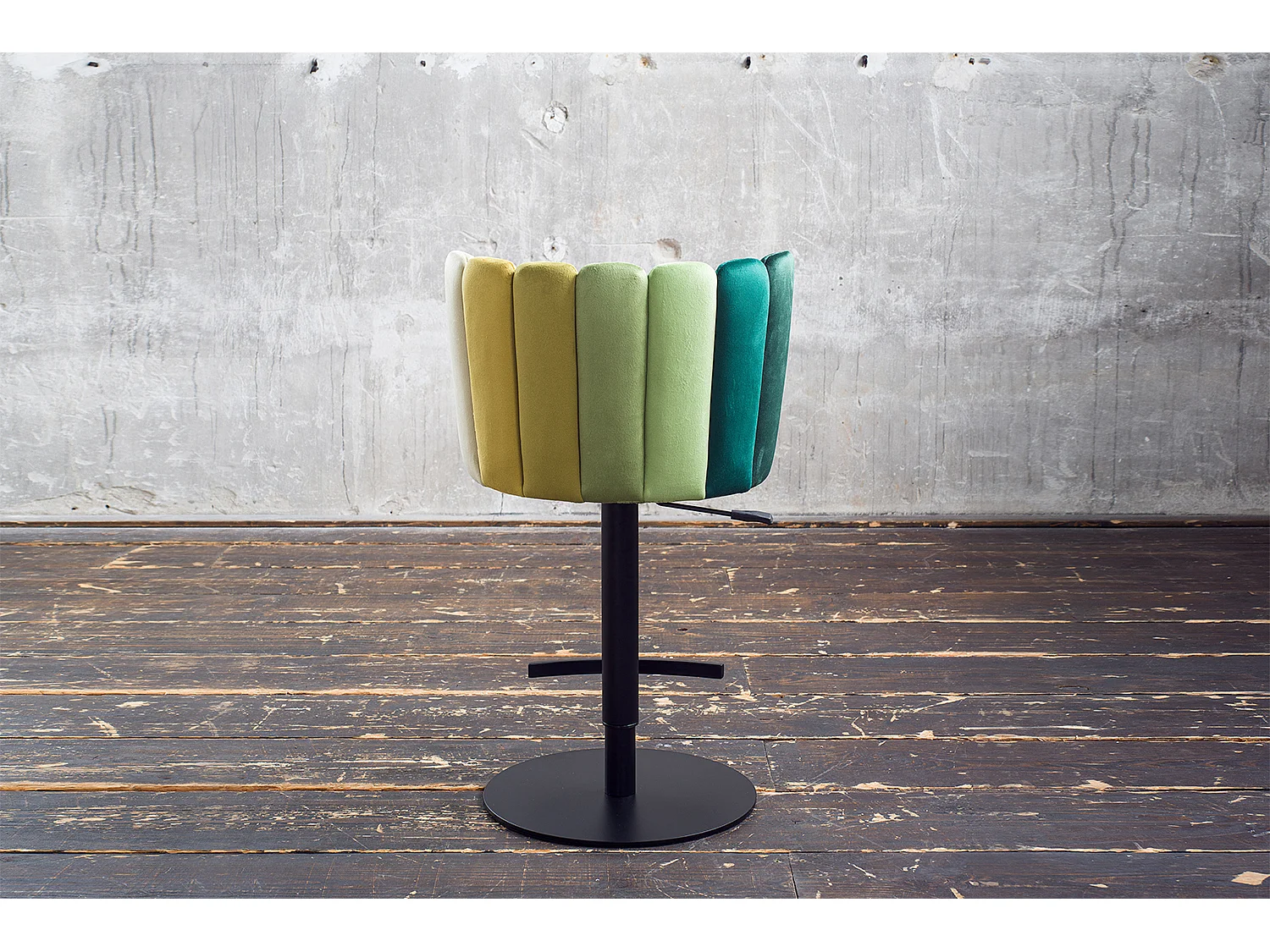 Chaise de bar - Vert Velours - JADA
