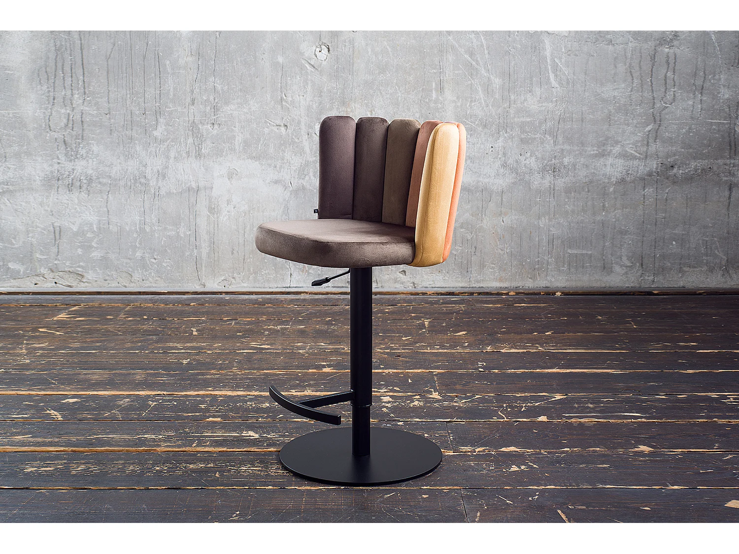 Barhocker - Braun Velvet - JADA