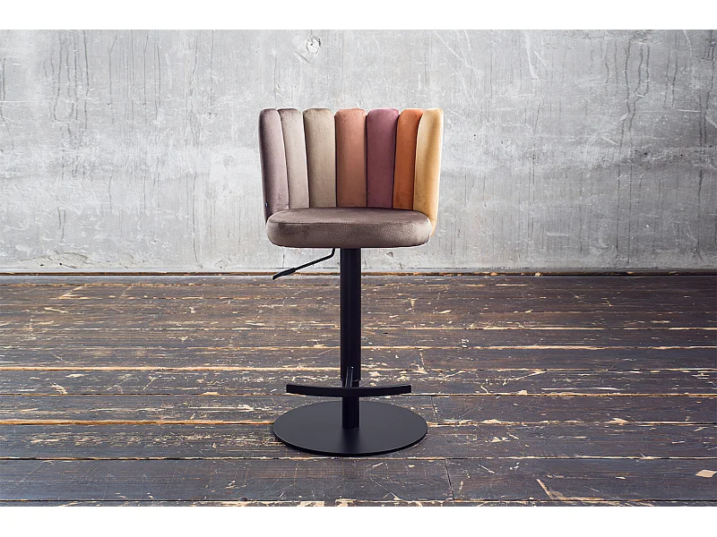 Tabouret - marron Velours - JADA