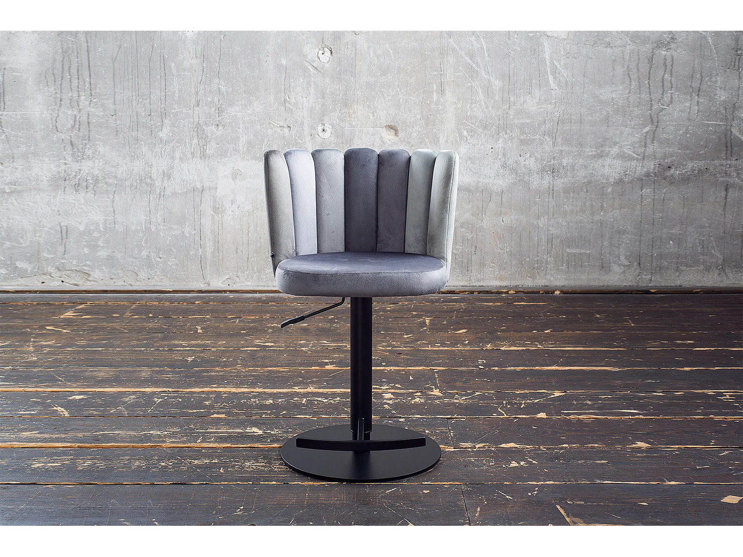 Taburete - Gris terciopelo - JADA