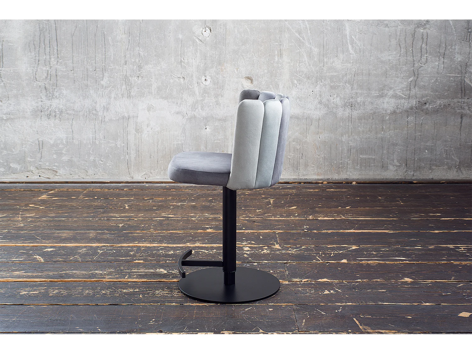 Taburete - Gris terciopelo - JADA