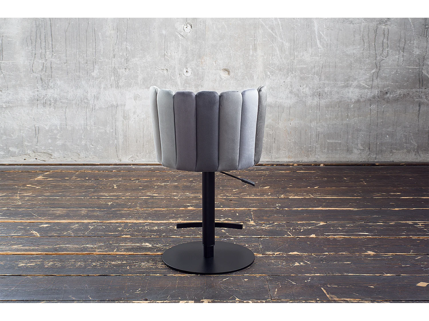 Taburete - Gris terciopelo - JADA