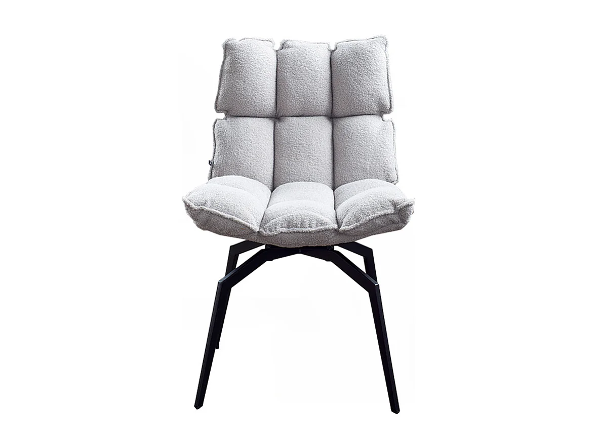 Chaise - Gris tissu tissé - BARO