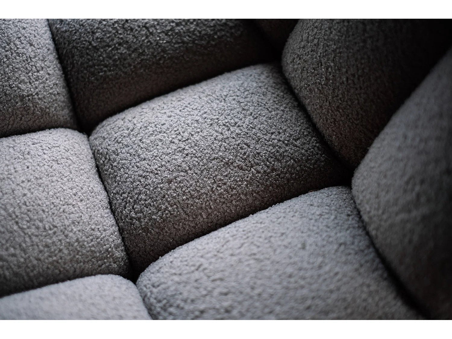 Chaise - Gris tissu tissé - BARO