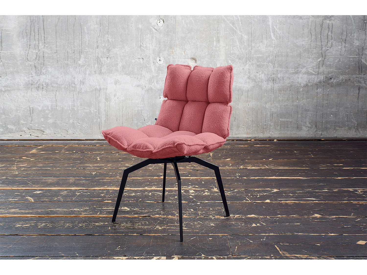 Silla - Rosa tela tejida - BARO