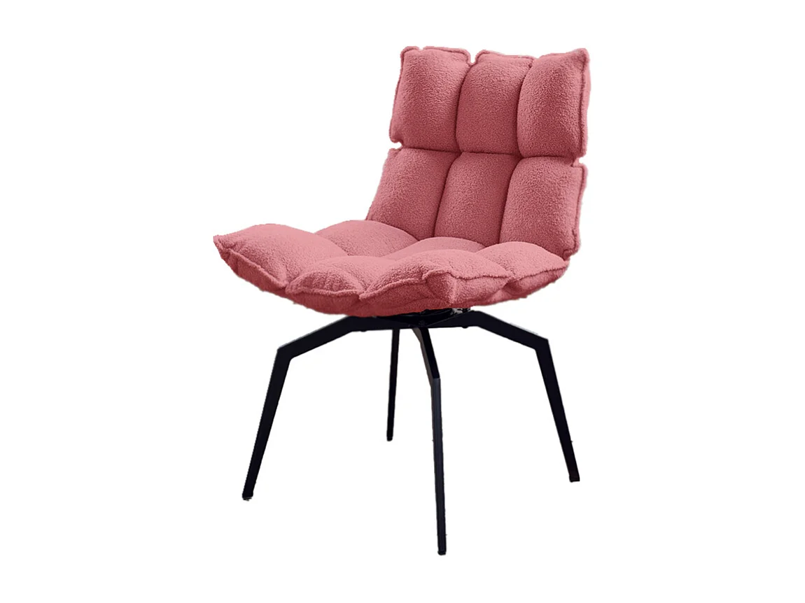 Silla - Rosa tela tejida - BARO