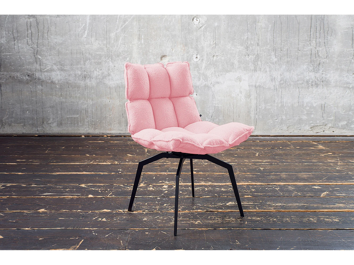 Polsterstuhl - Pink Webstoff - BARO