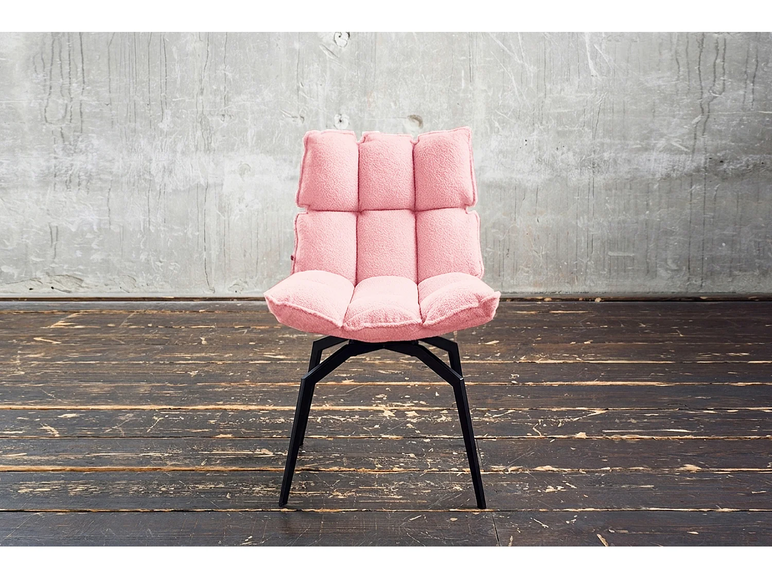 Polsterstuhl - Pink Webstoff - BARO