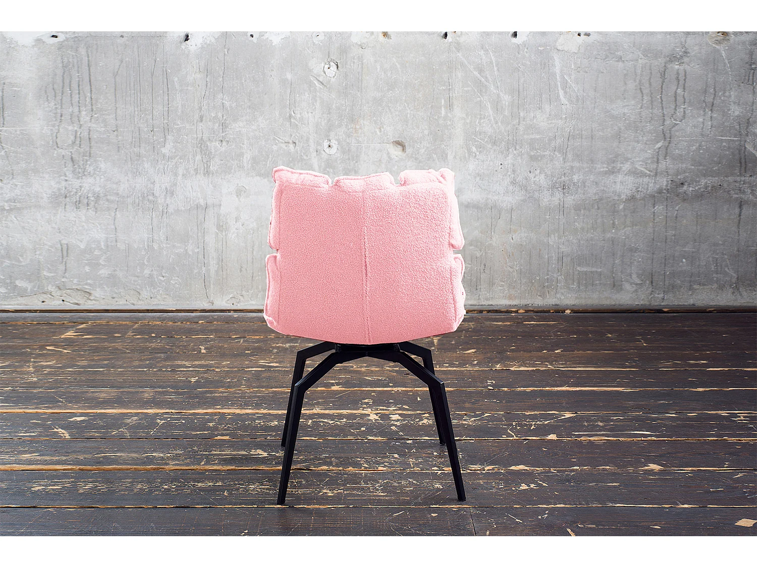 Polsterstuhl - Pink Webstoff - BARO