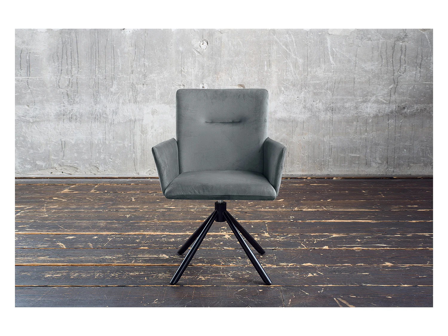 Chaise - Gris Velours - KYRA