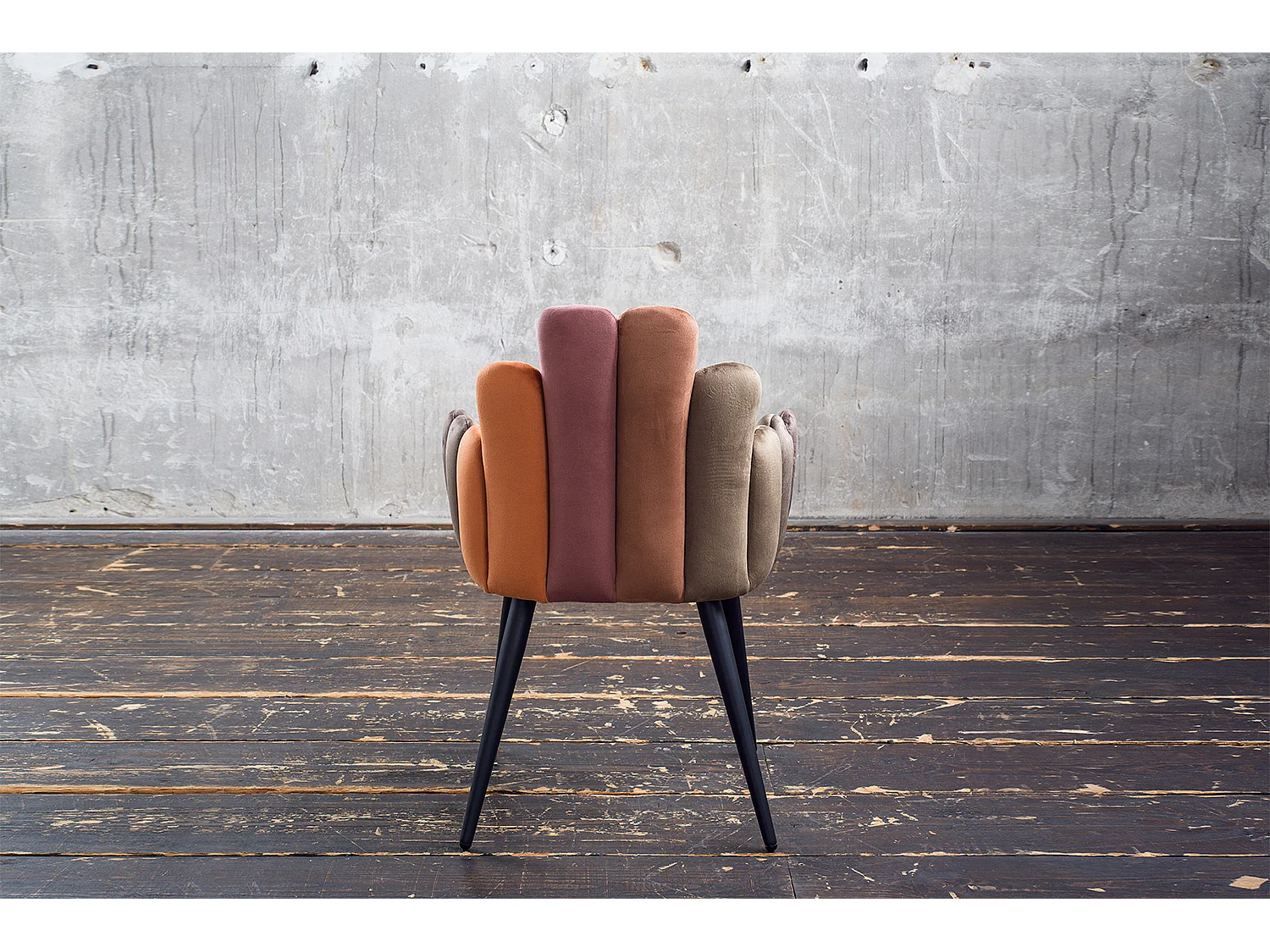 Chaise - marron Velours - FREJA