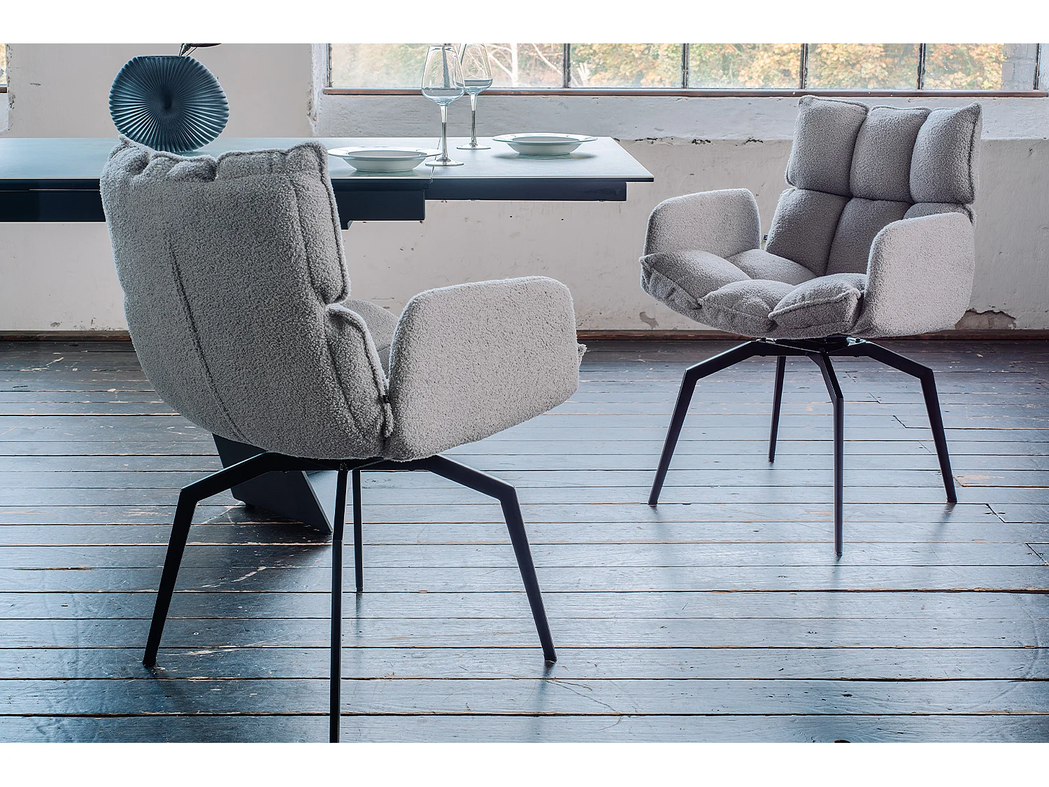 BARO - Grijs Geweven stof - BARO