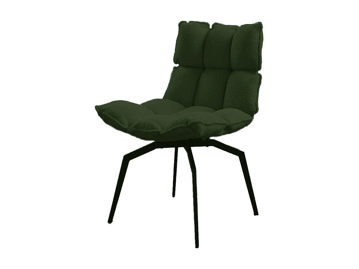Chaise rembourrée - Vert tissu tissé - BARO