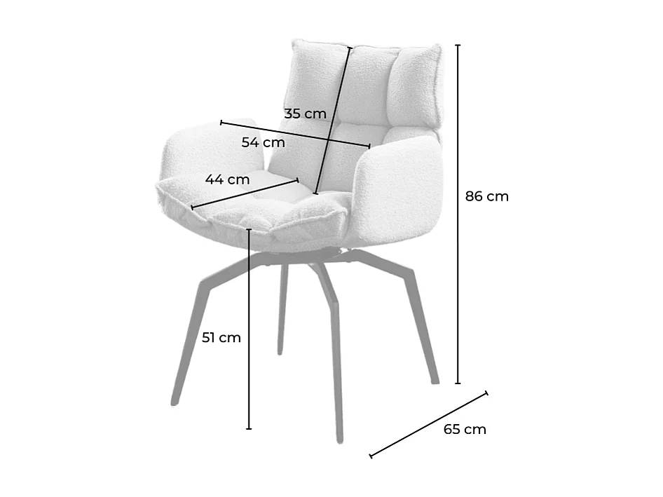 Silla - Verde tela tejida - BARO