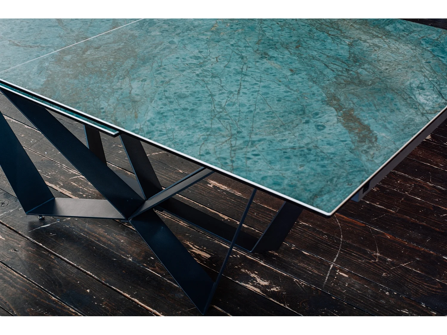 Eettafel - Groen Glas - 180 x 100 cm - ODAR