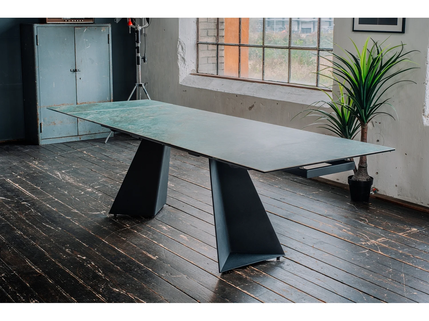 Eettafel - Groen Glas - 200 x 100 cm - LODI