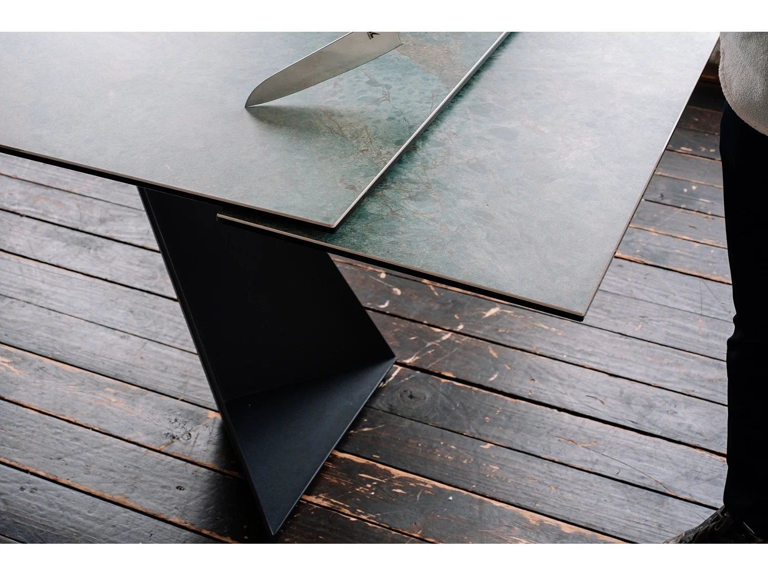 Eettafel - Groen Glas - 200 x 100 cm - LODI