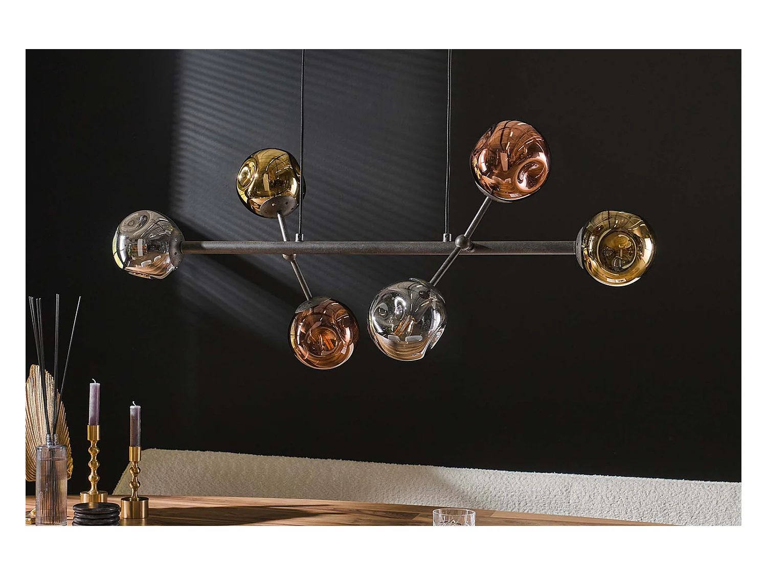 Lampe - Noir Verre - PELOTA