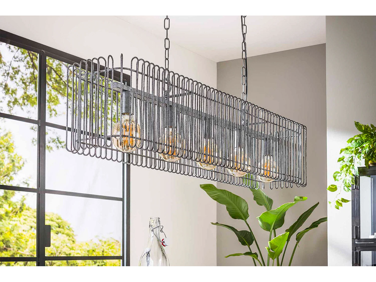 Lampe - argent métal - LORCA