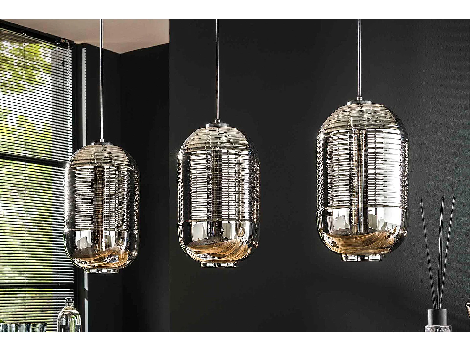 Lampe - Noir Verre - BRAGA