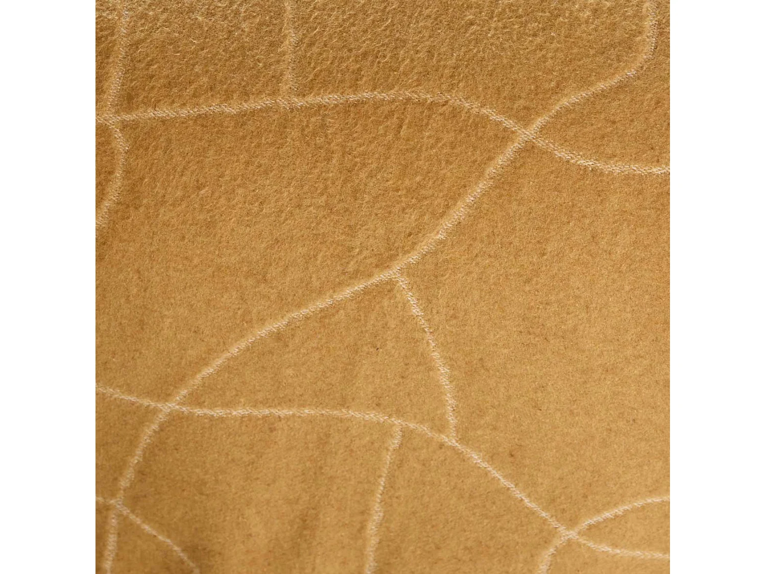 Couverture en laine mélangée 240x300 cm ATACAMA jaune ocre