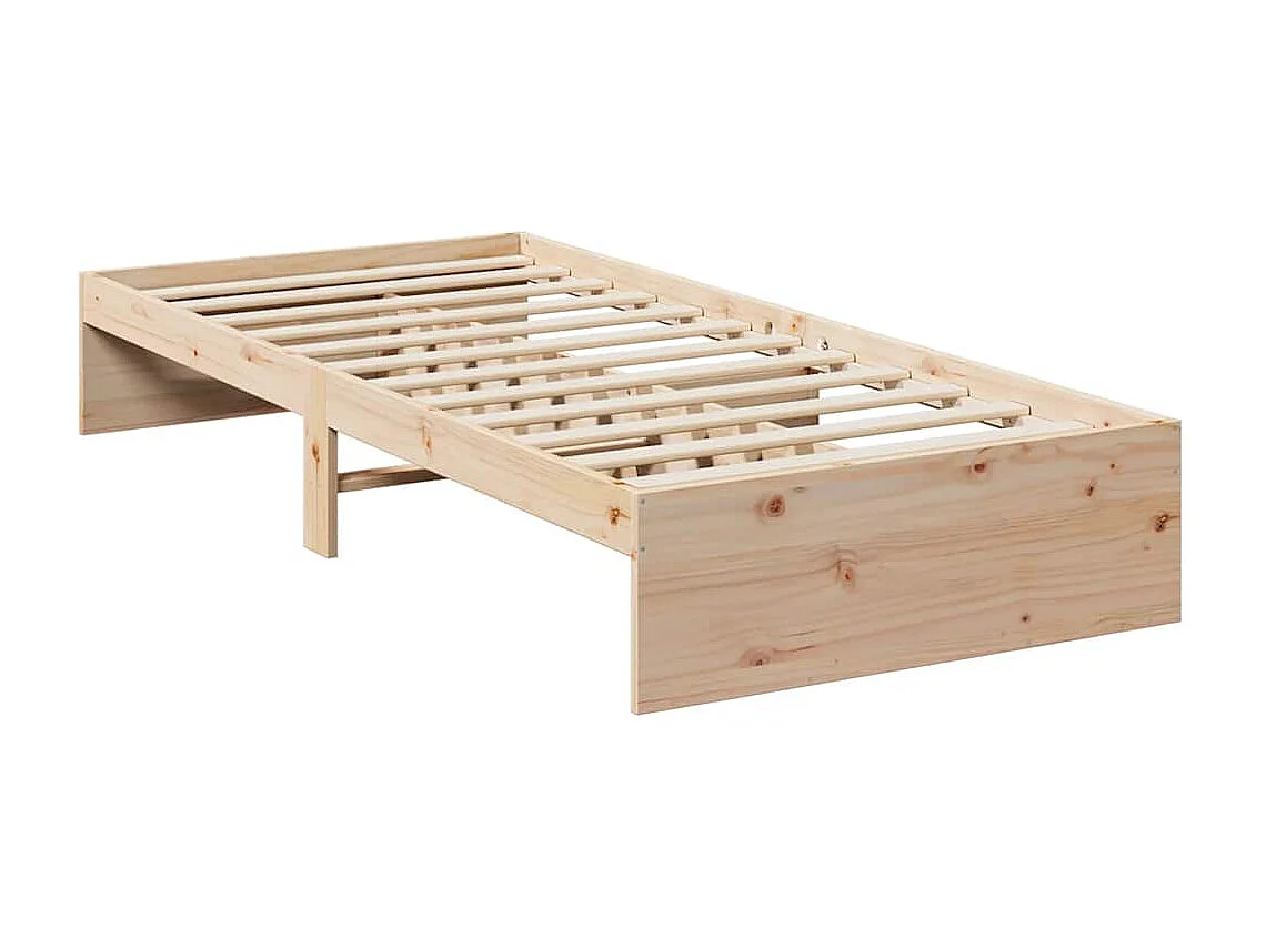 Sofá cama sin colchón madera maciza de pino 90x190 cm