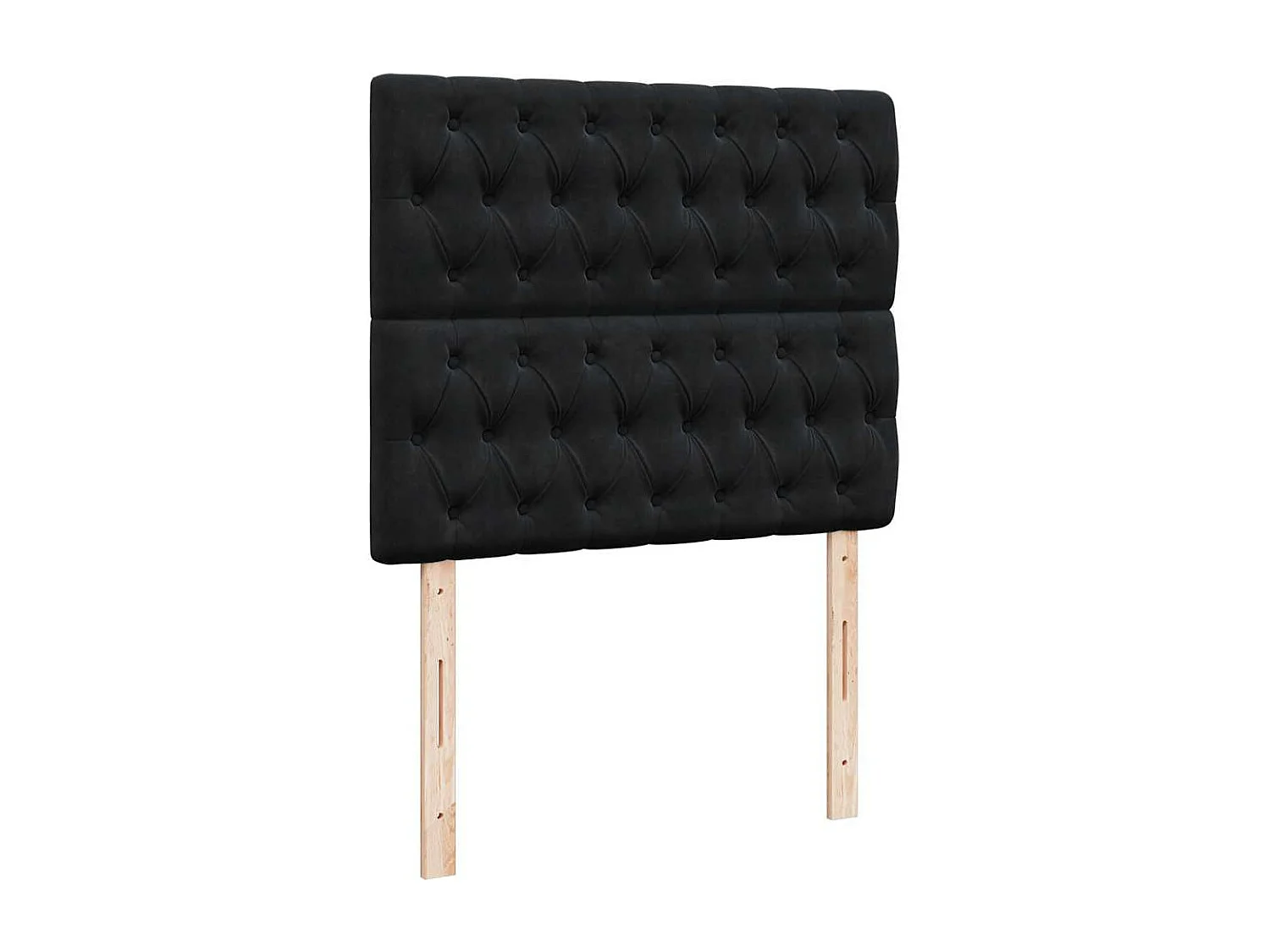 Estructura de cama otomana colchones terciopelo negro